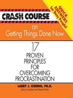 cover image of Crash Course on Getting Things Done